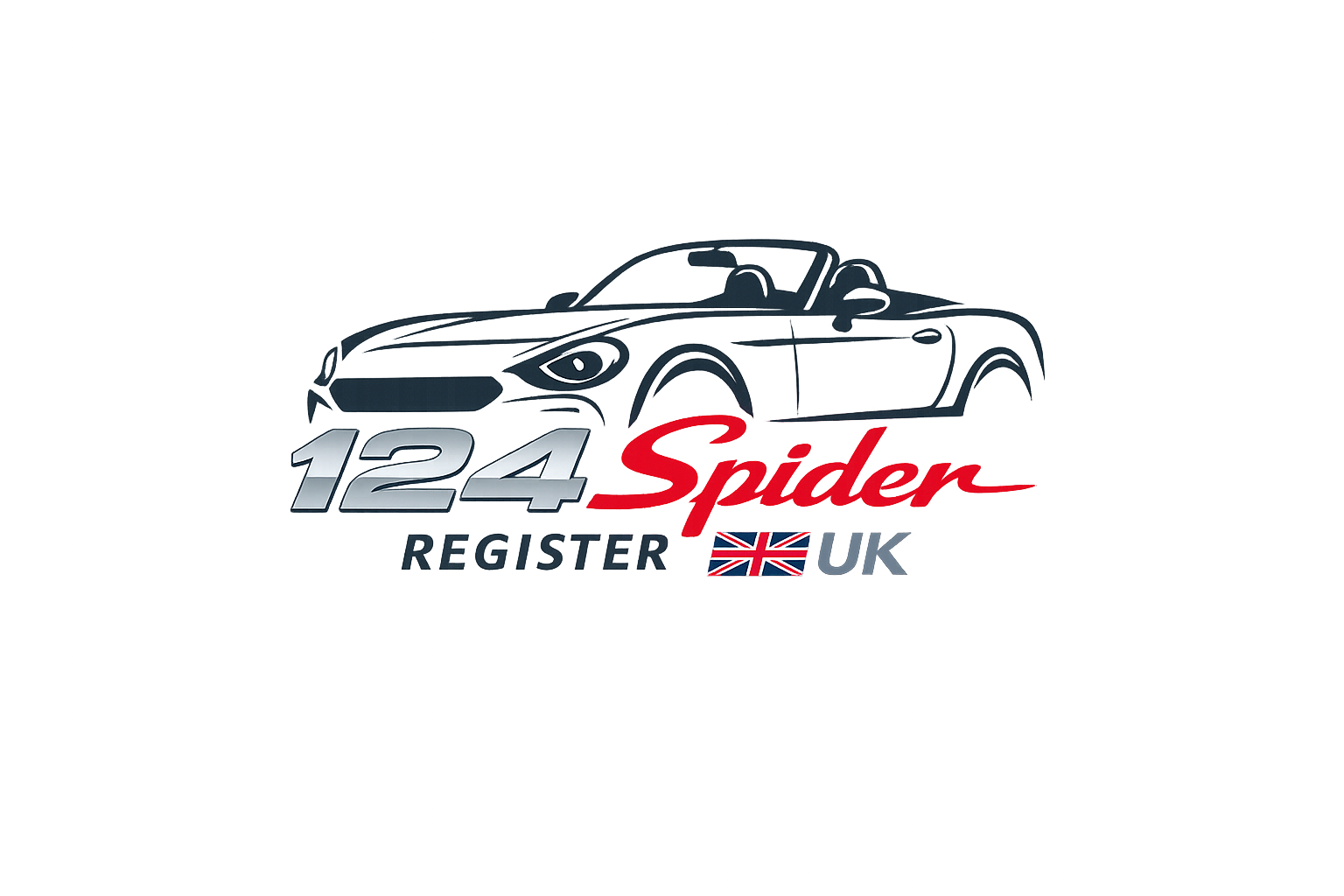 124 Spider Register UK logo